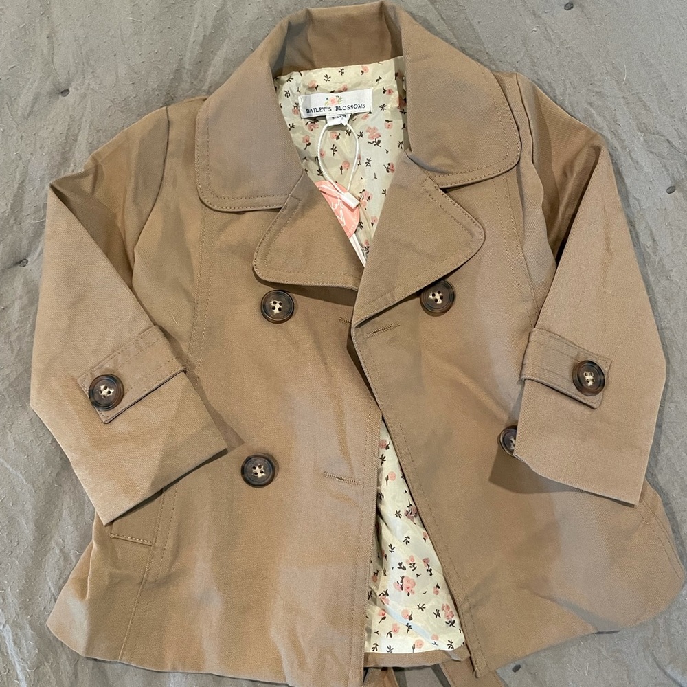 Toddler trench coat